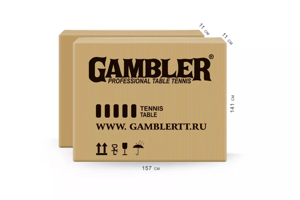 Стол теннисный Gambler Edition Graphite 6 Всепогодный